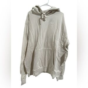 NWT Spiritual Gangster Monogram Classic Hoodie in Cream